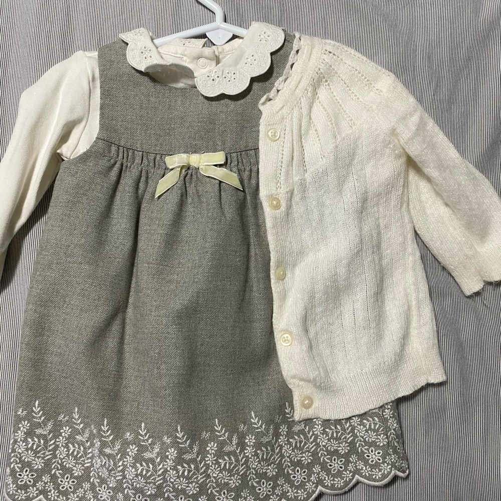 Janie & Jack baby girls  3 piece set